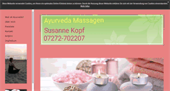 Desktop Screenshot of massage-bellheim.de