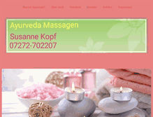 Tablet Screenshot of massage-bellheim.de
